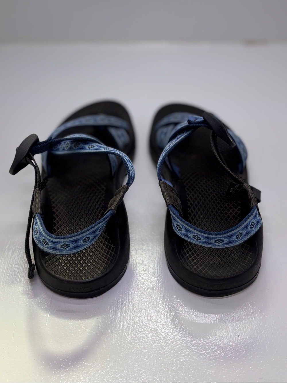 Chaco Z/2 Classic Hiking Sandals Women's Blue Vibram Toe Loop Women's 7 - Picture 6 of 11